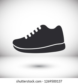 shoe icon . Vector  Eps 10 