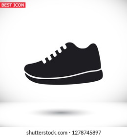 shoe icon . Vector  Eps 10 