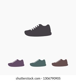 shoe icon . Vector  Eps 10 