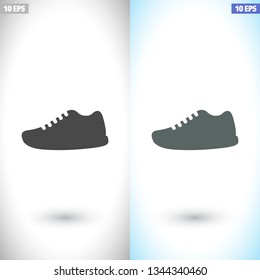 shoe icon . Vector  Eps 10 