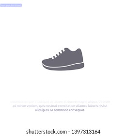 shoe icon . Vector  Eps 10 