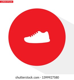shoe icon . Vector  Eps 10 . Lorem Ipsum Flat Design 
