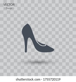shoe Icon. Vector illustration EPS 10.