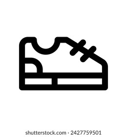 shoe icon. vector line icon for your website, mobile, presentation, and logo design.
