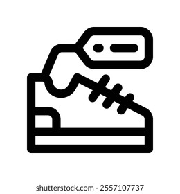 shoe icon. vector line icon for your website, mobile, presentation, and logo design.