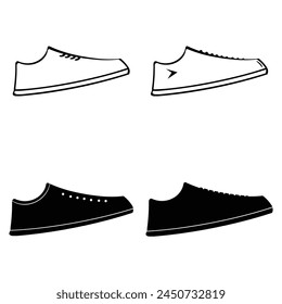 Shoe icon vector template illustration logo design