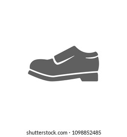 Shoe icon vector in trendy flat style isolated on white background