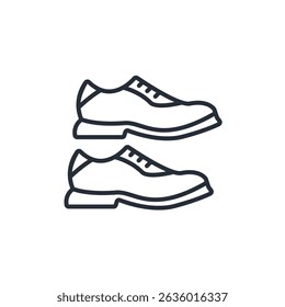 ícones de sapato isolados no fundo branco. Design de estilo plano