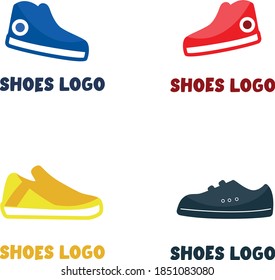 shoe logo collection in vector
