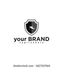 Shoe logo with a cool and attractive vintage design.

