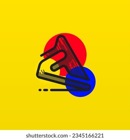 Concepto de diseño del logotipo del zapato. Plantilla de logotipo de zapatos. Plantilla de diseño de logotipo de moda masculina