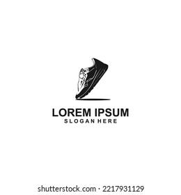 shoe logo icon vector  brand