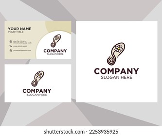 Shoe logo suitable for company with business card template