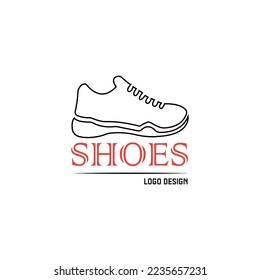 Shoe logo vector for company logos, shops, and others