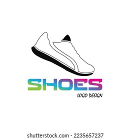 Shoe logo vector for company logos, shops, and others