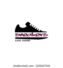 Shoe logo vector for company logos, shops, and others