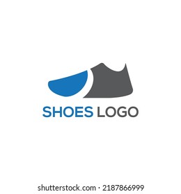 Shoe logo vector and icon
