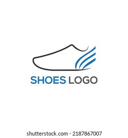Vector e icono del logotipo de la zapata