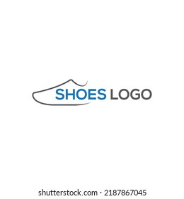 Shoe logo vector and icon