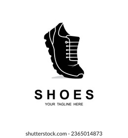 shoe logo vector icon illustrtation design. Logo for shoe shop, running, fashion and business.