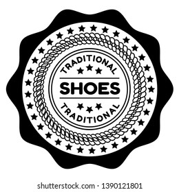 Shoe Maker vintage emblem.shoe label,tag.
