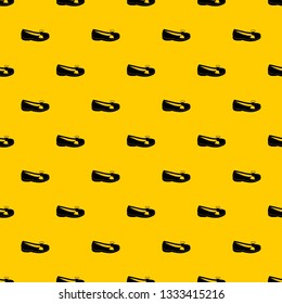 Shoe pattern seamless vector repeat geometric yellow for any design