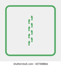 Shoe print icon.