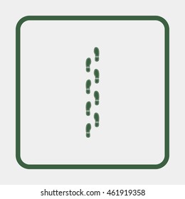 Shoe print icon.
