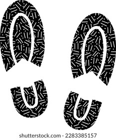 Showprint - Vektorsymbol auf weißem Hintergrund.EPS
