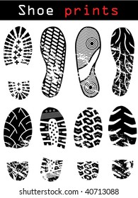 Shoe prints