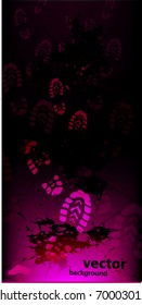 Shoe prints