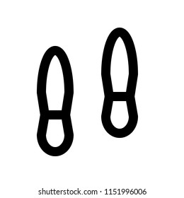 shoe prints marks