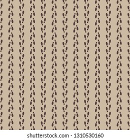 Shoe Prints Seamless Pattern - Vintage style seamless pattern design