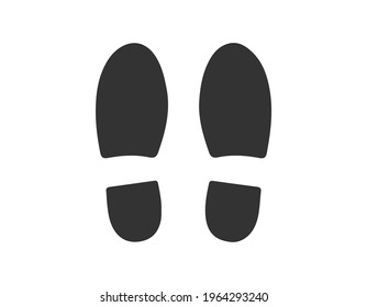 Shoe Prints. Vector illustration. EPS 10.
