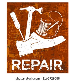 Shoe repair poster