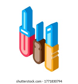 Shoe Repair Tools Icon Vector. Isometric Shoe Repair Tools sign. color isolated symbol illustration
