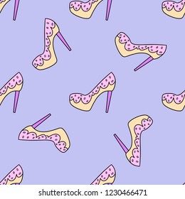 Shoe Seamless pattern