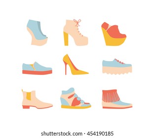 Shoe set for summer