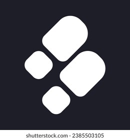 Shoe shine service dark mode glyph ui icon. Clean footwear. User interface design. White silhouette symbol on black space. Solid pictogram for web, mobile. Vector isolated illustration