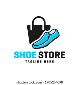 shoe shop modern logo design