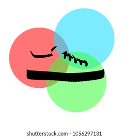 shoe silhouette icon