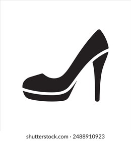 shoe silhouette vector illustration and arts