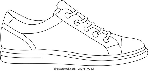 Shoe silhouette vector illustration design