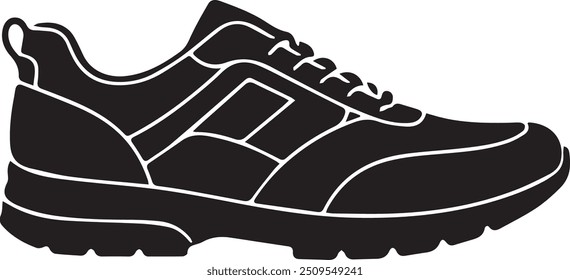 Shoe silhouette vector illustration design