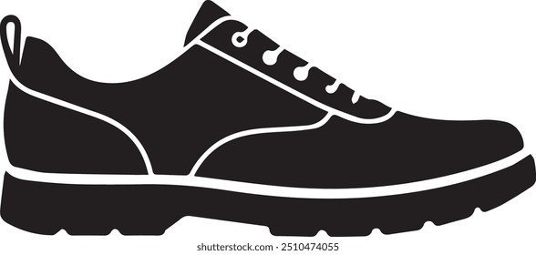 Shoe silhouette vector illustration design