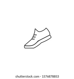 shoe single vector icon sports running shoe