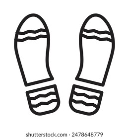 Shoe Sole Icon Perfect for Footwear Design and Manufacturing