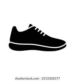 Shoe sport icon solid vector design in trendy style