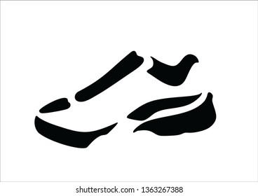 Shoe sport vector