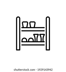 Shoe Stand icon in vector. Logotype